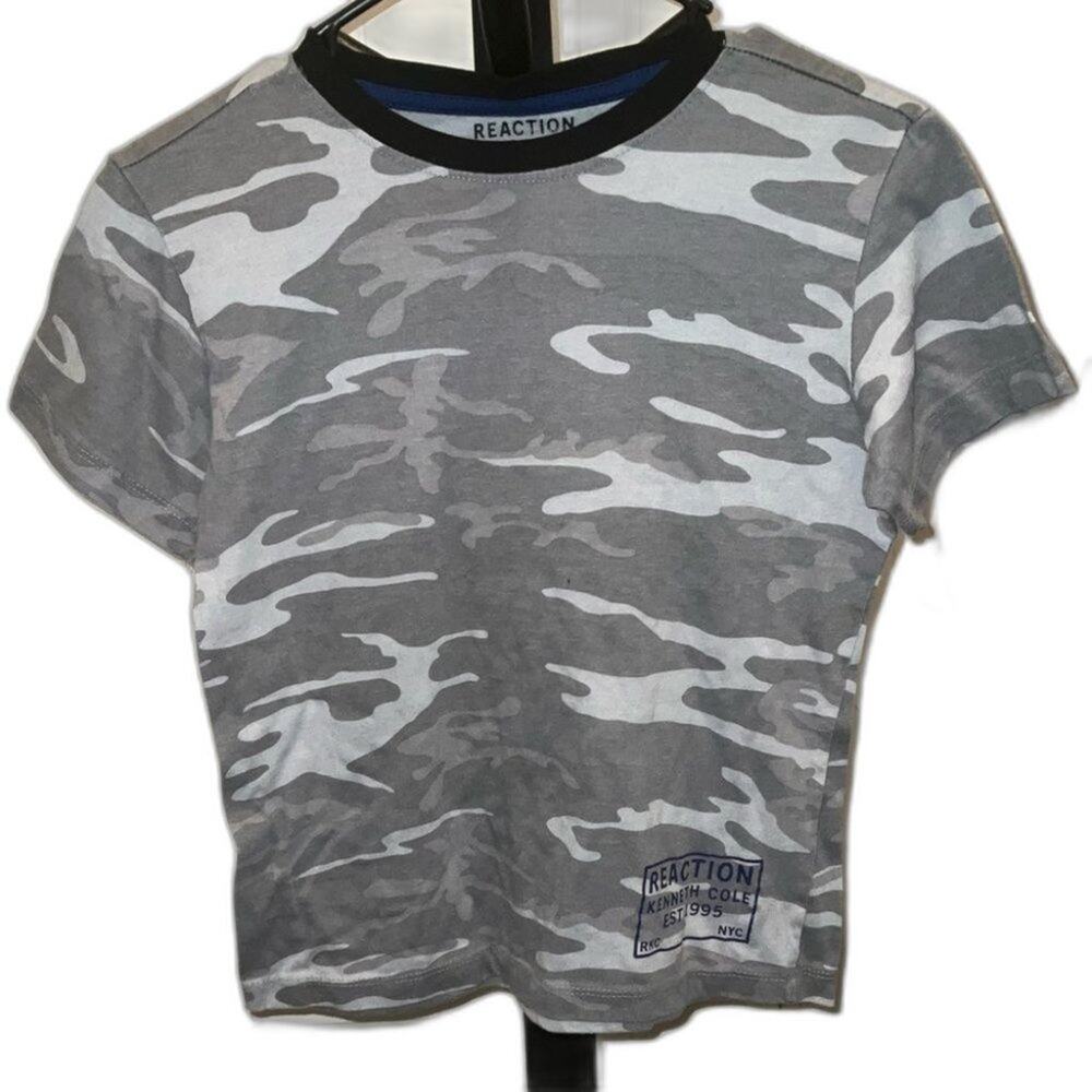 Reaction by Kenneth Cole Camo T-shirt, Size 10/12